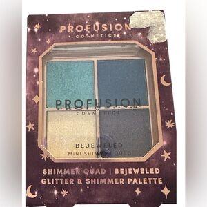NIP Profusion Cosmetics Bejeweled Mini Shimmer Quad